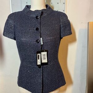 Emporio Armani Navy Blue Women's Top